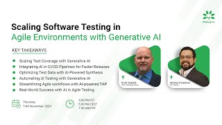 Scaling Software Testing in Agile Environments with Generative AI [upl. by Kreiker529]