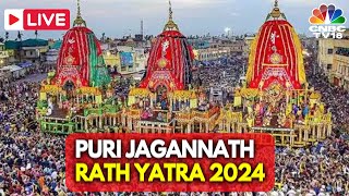 Jagannath Rath Yatra 2024 LIVE Odisha Celebrates 2day Festival in Puri  Rath Yatra LIVE  N18L [upl. by Nyrat]