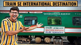 FIRST TIME DIRECT RAILWAY JOURNEY FROM INDIA TO BANGLADESH [upl. by Hodess]