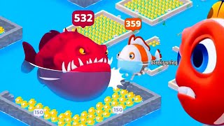 Fishdom Ads mani game Hungry fish 56 new update Trailer fishdom Video [upl. by Ubana]