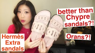 Hermes Extra Sandals Review  Quality Comfort Wear amp Tear  vs Chypre amp Oran luxuryinModeration [upl. by Charlotta]