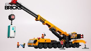 Lego City 60409 Yellow Mobile Construction Crane Speed Build [upl. by Lorenzana]