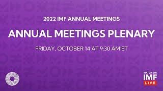 2022 Annual Meetings Plenary [upl. by Ahseer]