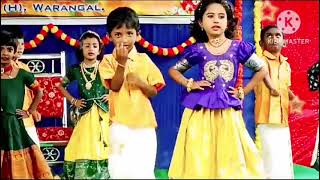 Srivalli dance performance by LKG students Vijay Bhava Annnual Sports Day2024 [upl. by Enyleve]