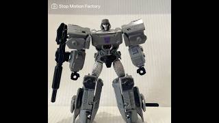 Dollar store Megatron transformer Stop Motion transformerstopmotion stopmotion [upl. by Nnyloj]