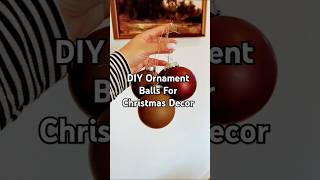 Get creative with chic budgetfriendly DIY ornaments 🎄 diyornaments shorts [upl. by Neelyar48]