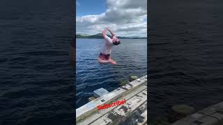 Gainer into the water at loch lomond [upl. by Idham885]