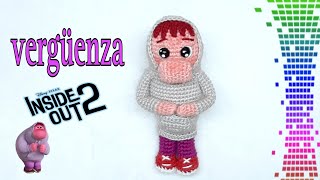 😊 VERGÜENZA AMIGURUMI INTENSAMENTE  TUTORIAL PASO A PASO  SEGUNDA PARTE  😊 [upl. by Sheaff614]