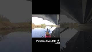 Calm overcast day for exploring the Patapsco river nature maryland kayak baltimore [upl. by Ro]