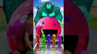 equal dame tu cosita 5 different colors alien dance vs Pac man 7 Gta 5 bigfoot amp train driver tom [upl. by Aisiat]