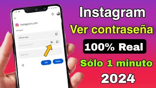 Cómo Ver o Recuperar la Contraseña de tu Cuenta de Instagram en 2024  Guía Paso a Paso [upl. by Carper381]