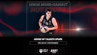 Union Mons Hainaut vs House of Talents Kortrijk Spurs Game Highlights [upl. by Jaunita880]