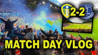 MATCHDAY VLOG LEEDS 22 EVERTON  ELECTRIC ATMOSPHERE AT ELLAND ROAD 😍 [upl. by Alyar]