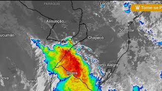 AVISO DE CHUVA VENTO E TROVÕES ISOLADOS NO SUL DO BRASIL QUINTAFEIRA 24102024 [upl. by Natalya]