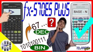 Convertir binario a decimal CASIO fx570ES PLUS✅ [upl. by Ttemme]