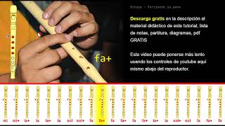 Tutorial Flauta Dulce Estopa  Partiendo la pana [upl. by Cynth]