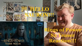 Hello Sauron The Rings of Power Season 2 Teaser Reaction [upl. by Leiuqeze]