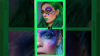 The Most Colorful Makeup Lookscolorful makeup for beginnershow to get into colorful makeup [upl. by Paluas]