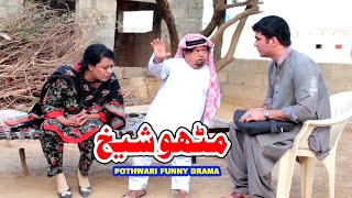 Mithu Sheikh Phass Gaya  Pothwari Top Funny Drama  Shahzada Ghaffar Funny Clips  Pothwar Gold [upl. by Eenahc385]