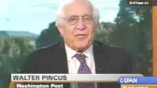 Zionist reporter Walter Pincus downplays AIPAC [upl. by Uahsoj]