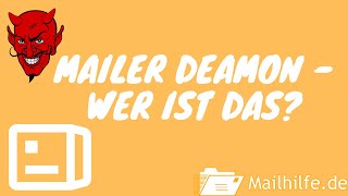 Mailer Daemon EMails kommen nicht an  Wer ist dieser Mailer Deamon [upl. by Aicilram]