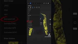 How to make a Procreate animation in 3D procreate 3Dprocreate 3Danimation 3Dtshirt 3Dclothes [upl. by Annavoeg]