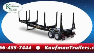 Kaufman Log Trailers  Why You Need A Strong Reliable Log Trailer [upl. by Aicemed]