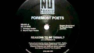 Foremost Poets  Reasons To Be Dismal Beyond Sight Version [upl. by Nairehs]