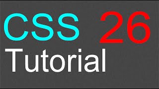 CSS Tutorial for Beginners  26  The DIV element [upl. by Yde347]