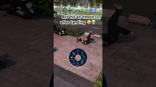 Skater FS Shuvs stair set then break dances🕺🛹 skateboard skateboarding skate skater shorts [upl. by Eirahs]