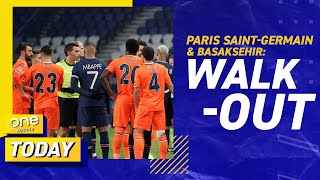 CHAMPIONS LEAGUE Paris SaintGermain vs Istanbul Basaksehir abandoned after alleged racist remark [upl. by Yancy]