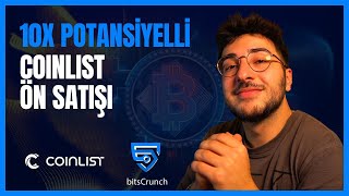 CoinList Ön Satışına Nasıl Katılınır  10X Yapacak Ön Satış bitsCrunch [upl. by Nolan]