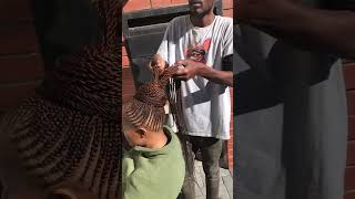 Styling braids hairstyle knotlessbraids hairtutorial braiders [upl. by Clorinda]