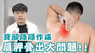 背部隱隱作痛，其實是「肩胛骨」出大問題！？ [upl. by Shelli]