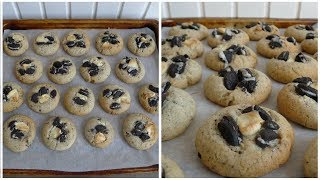 Koekjes met Oreos amp witte chocolade  Bakken met Bastaart [upl. by Ecnahs]