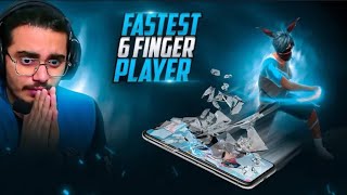 fastest 6 finger player ⚡wait for 5 years 📈 to join nonstop gaming guild 🔥garena free fire [upl. by Pepi360]