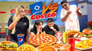 COMPRANDO TODO EL MENÚ DEL SAMS CLUB Y COSTCO ¿Cuál es mejor [upl. by Camilo]