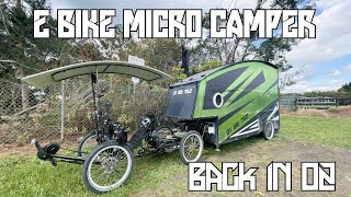 E  Bike Micro Camper  Back In Oz [upl. by Nesrac673]