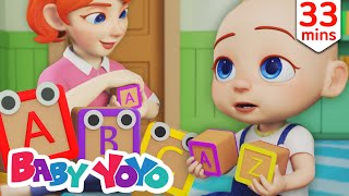 ABC Song  more Compilation l Baby YoYo  Nursery Rhymes amp Kids songs [upl. by Swisher]