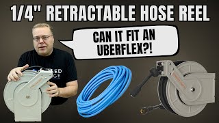 14 Retractable Pressure Washer Hose Reel  Can It Run Uberflex  Giraffe Tools [upl. by Buzz]