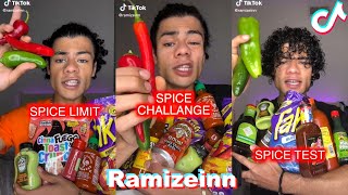 SPICIEST FOOD  Ramizeinn New TikTok Videos Compilation 2023 [upl. by Boudreaux760]