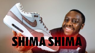 QC Nightmare 😡 Air Max 1 Shima Shima On Foot Sneaker Review QuickSchopes 483 Schopes DV3464 002 [upl. by Morlee]