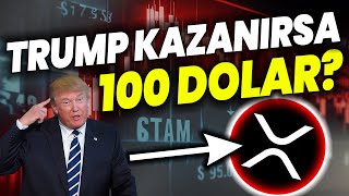 XRP COİN TRUMP KAZANIRSA NE OLACAK 100 DOLAR BEKLENTİSİ XRP RİPPLE DAVA XRP HABER XRP ANALİZ [upl. by Sallyanne]