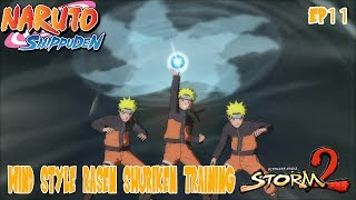 Naruto Shippuden Naruto Wind Style Rasen Shuriken Training Ultimate Ninja Storm 2 Ep 11 [upl. by Yornek]