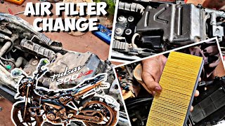 NS200 AIR FILTER CHANGE ‼️‼️‼️ [upl. by Dorehs419]