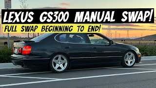 Lexus GS300 Full Manual Swap [upl. by Annek]