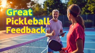 Great Feedback After a Pickleball Lesson [upl. by Llednek877]