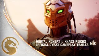 Mortal Kombat 1 Khaos Reigns – Official Cyrax Gameplay Trailer [upl. by Lerud286]