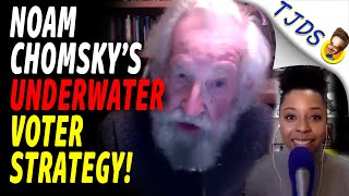 CHOMSKY Confronted Over Voting Biden Strategy [upl. by Ainat102]