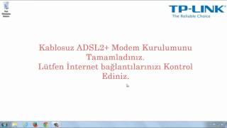 TPLINK Kablosuz ADSL2 Modem Kurulumu  Media Markt [upl. by Lac]